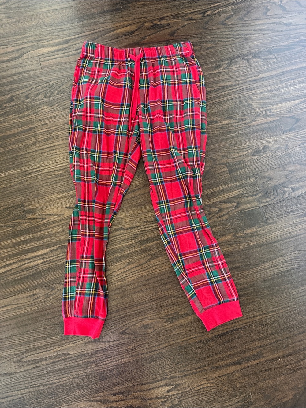 Old Navy Red Plaid Women's Pajama Joggers